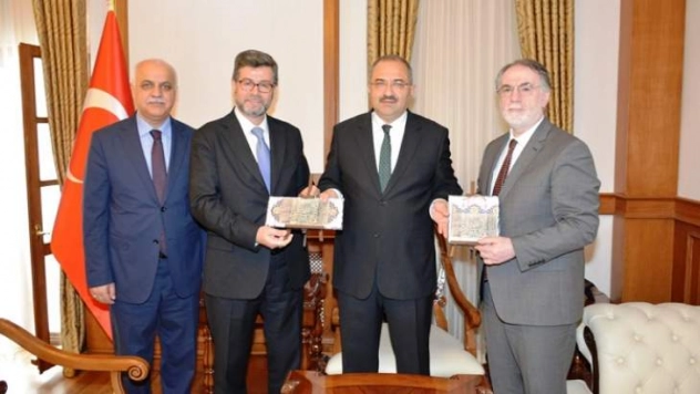 Diyanet İşleri Başkan Yardımcıları Vali Kaban'ı Ziyaret Ettiler