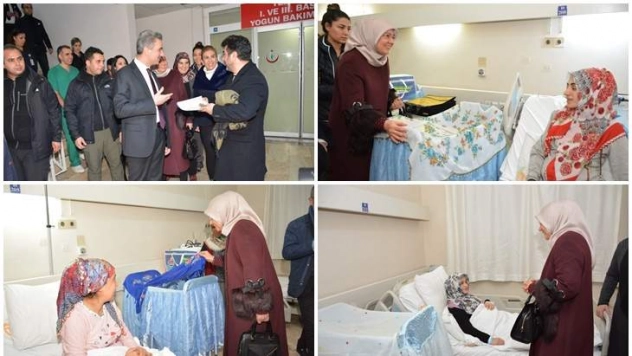 2019 Yılı İlk Bebekleri Ve Sevgi Evlerindeki Çocuklar Ziyaret Edildi