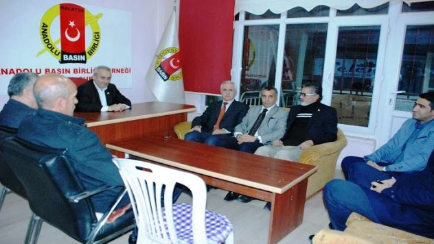 Başkan Adayı Mahmut Polat, Anadolu Basın Birliğini Ziyaret Etti