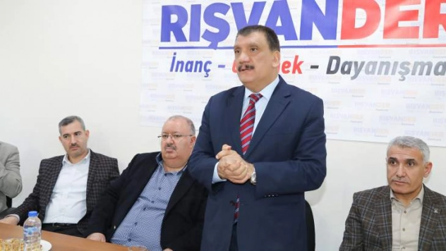 Başkan Gürkan, Rışvan-Der Başkanı Yalçın Ve Dernek Üyeleri İle Biraraya Geldi