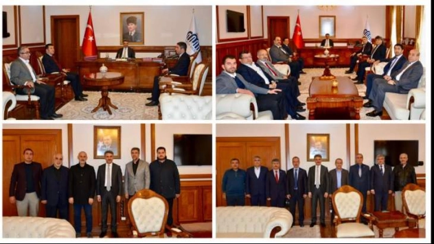 Vali Aydın Baruş'a Ziyaretler Devam Ediyor