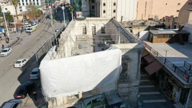 Hacı Kamil Konağında restorasyon devam ediyor