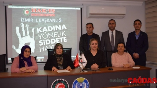 Hak İş ve Hizmet İş Sendikasından 'kadına şiddete hayır' açıklaması