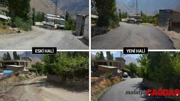 Hakkari Belediyesinden yol asfaltlama çalışması