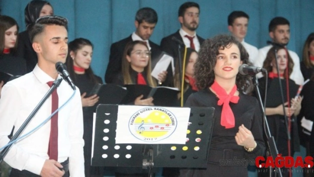 Hakkari Güzel Sanatlar Lisesinden muhteşem konser
