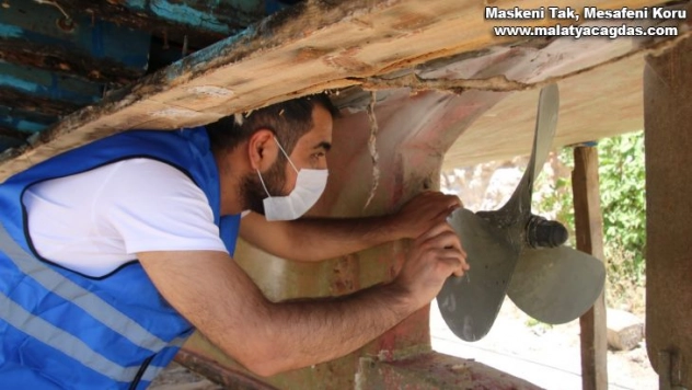 Halfeti'deki tur tekneleri denetlendi