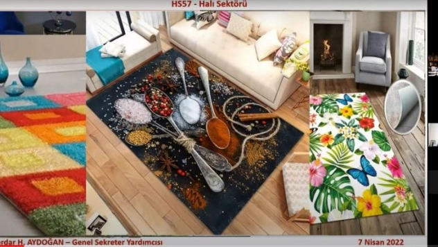 Halı tasarımı yarışması online bilgilendirme toplantısı