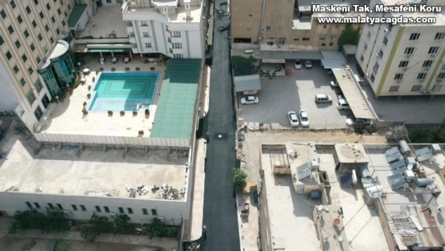 Haliliye'de asfalt çalışması