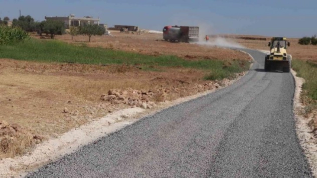 Haliliye'de asfaltlama çalışmaları sürüyor