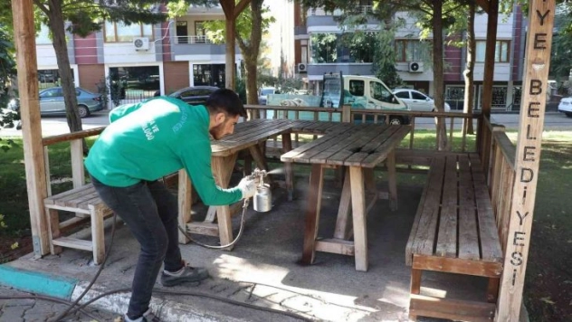 Haliliye'de parklar yenileniyor