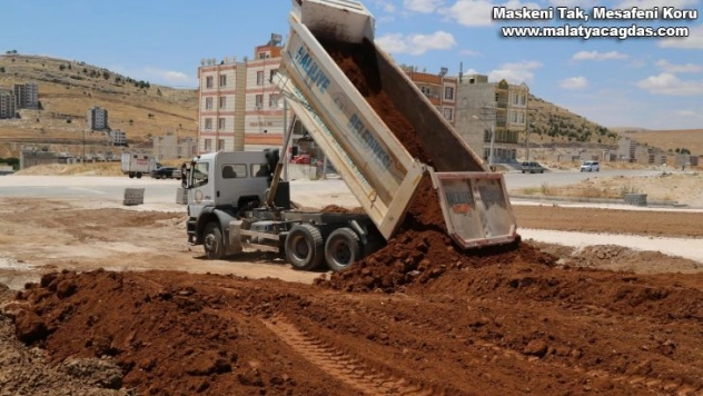 Haliliye'de yeni parklarda çalışmalar tam hız sürüyor