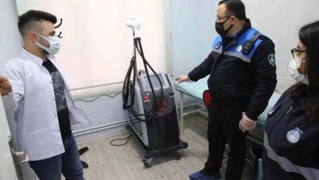 Haliliye'de zabıta ekipleri güzellik merkezlerini denetlendi