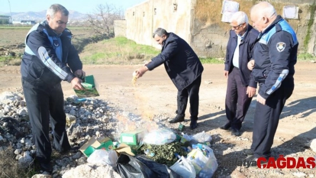 Haliliye zabıtası halk sağlığı için sahada