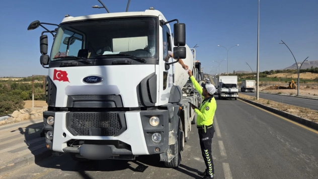 Harfiyat Kamyonları ve Beton Mikserlerine Sıkı Denetim