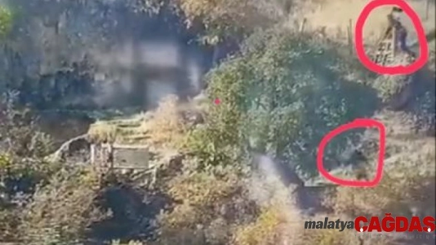 Harput'taki definecilere  şok baskın, o anlar kamerada