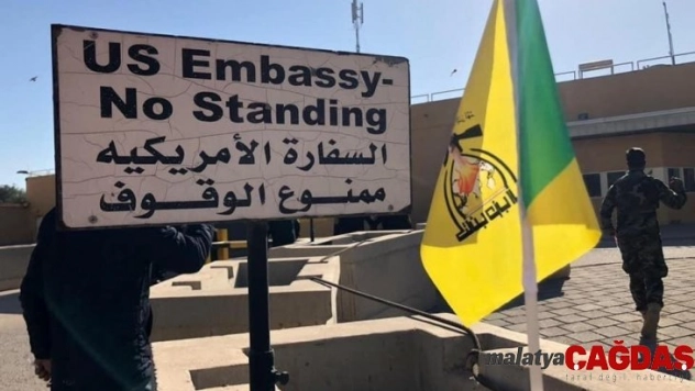 Haşdi Şabi yanıları, ABD'nin Bağdat Büyükelçiliğine girmeye çalışıyor