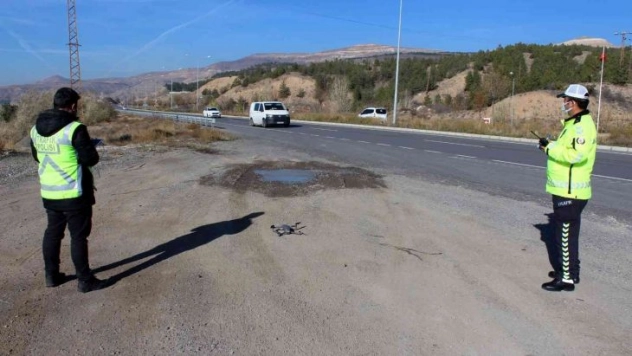 Hata yapan sürücüler drone ile tespit edildi, ceza değil uyarı geldi