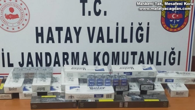 Hatay'da 226 paket kaçak sigara ele geçirildi