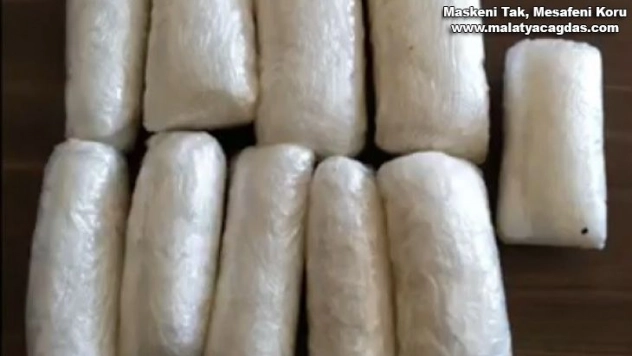 Hatay'da 3 kilo 60 gram metamfetamin ele geçirildi