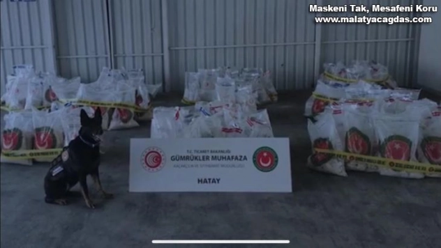 Hatay'da 313 milyon lira değerinde Captagon ele geçirildi