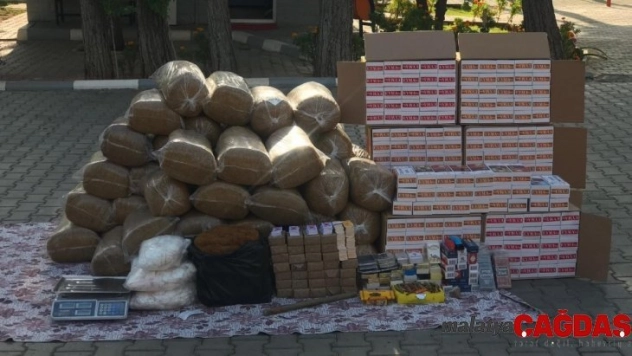 Hatay'da 350 kilo kaçak tütün ele geçirildi