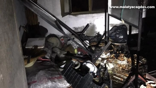 Hatay'da ev yangını korkuttu