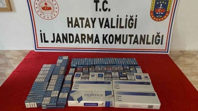 Hatay'da kaçak sigara operasyonu