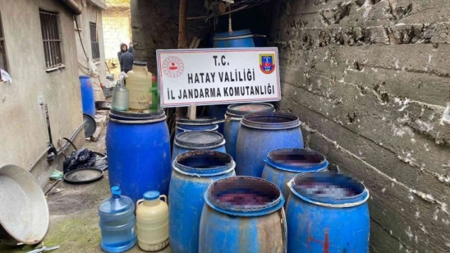 Hatay'da sahte içki operasyonu