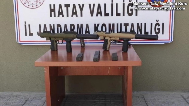 Hatay'da silah kaçakçılığı operasyonu