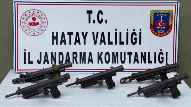 Hatay'da silah kaçakçılığı operasyonu