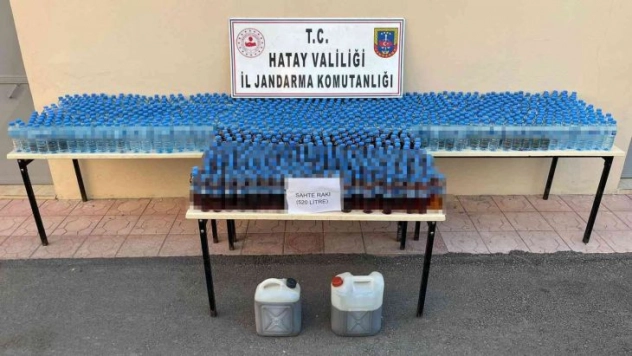 Hatay'da yılbaşı öncesi sahte içki operasyonu