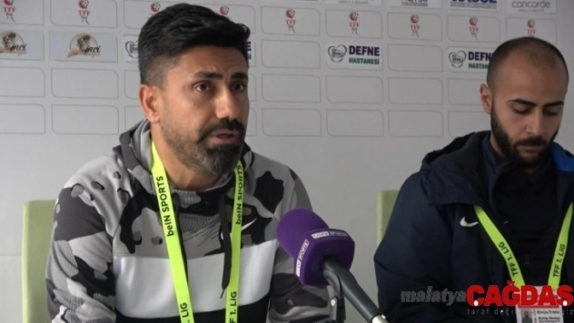 Hatayspor-Boluspor maçının ardından
