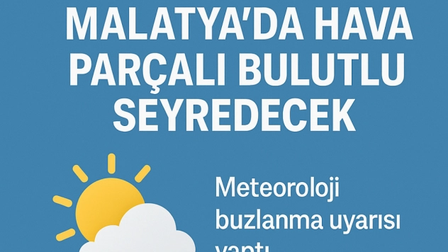 Hava Parçalı Bulutlu Seyredecek