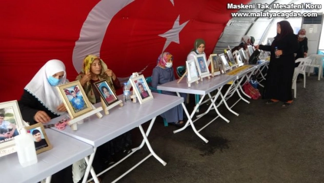 HDP önündeki evlat nöbetindeki anne: 'Oğlumun elinden mikrofonu aldılar, silah verdiler'