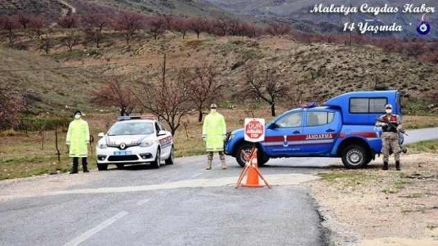 Hekimhan'da Bir Mahalle Karantina Altına Alındı