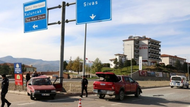 Hekimhan'da trafik kazası: 1 yaralı