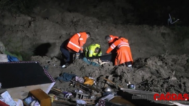 Heyelan altında kalan vatandaş hayatını kaybetti