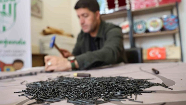 Türkiye'nin sayılı filografi ustalarından biri oldu