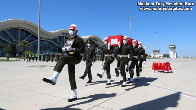 İdlib şehidi memleketine uğurlandı