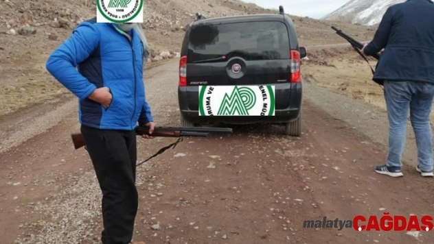 Iğdır'da kaçak avcılara para cezası kesildi