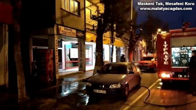 İkamet yangını korkuttu