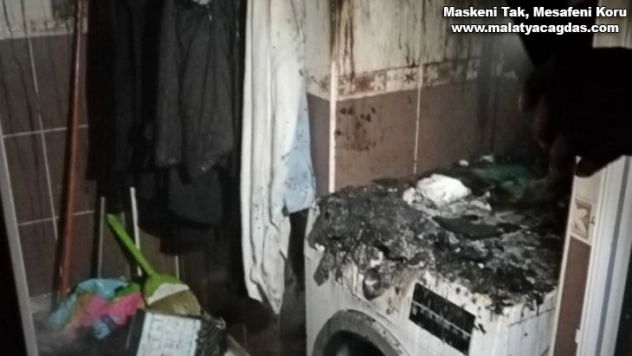 İkamet yangını korkuttu