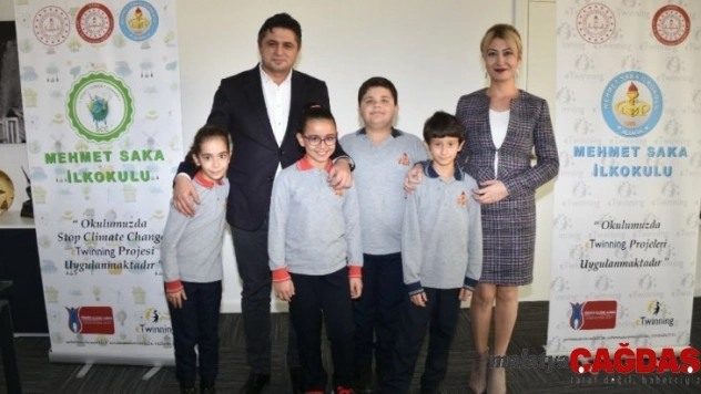 İklim değişikliğine dikkat çekip Başkan Acar ile röportaj yaptılar