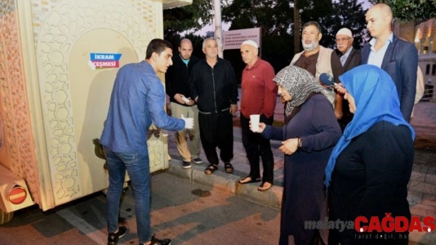 İkram Çeşmesi vatandaşın içini ısıtıyor