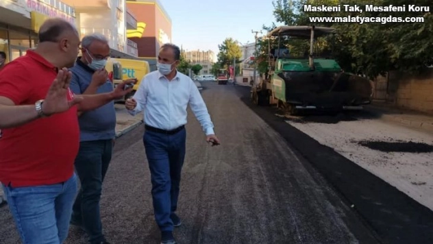 İl genelinde asfalt çalışmaları başladı