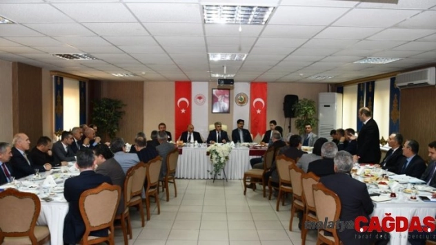 İl idare şube başkanları toplantısı Vali Gürel Başkanlığında yapıldı