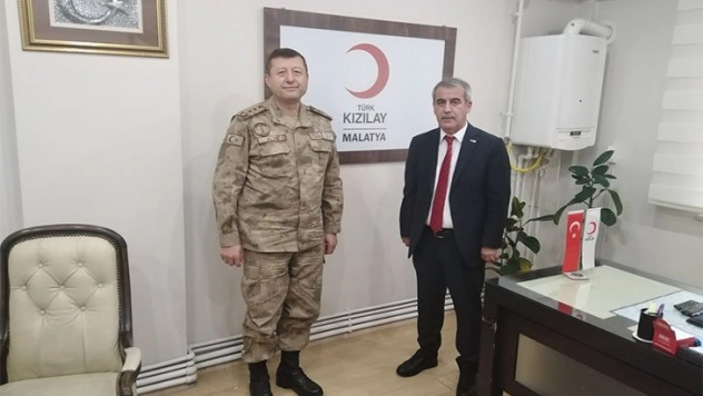 İl Jandarma Komutanı Altın'dan Kızılay'a Ziyaret