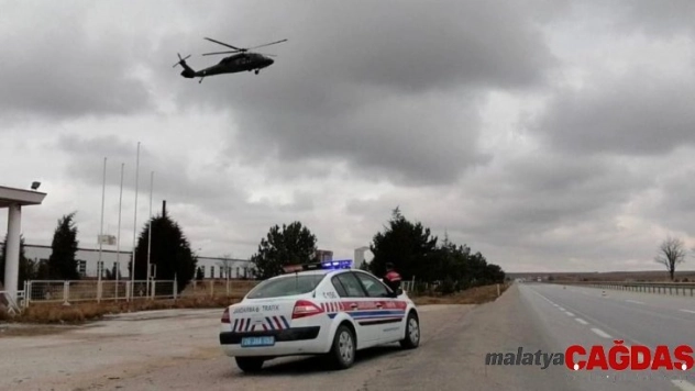 İl Jandarma Komutanlığından 'havadan trafik denetimi'