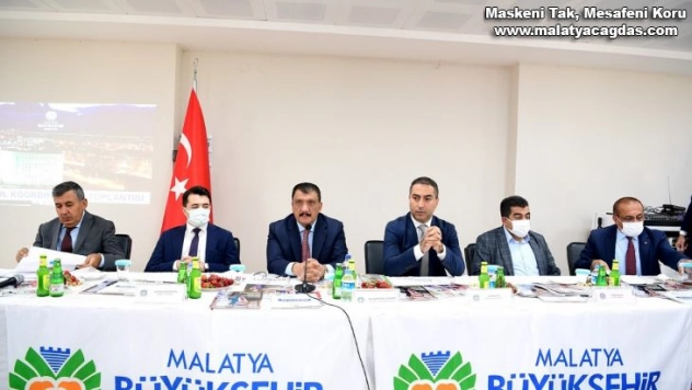 İlçe koordinasyon toplantılarının 12. durağı Doğanyol oldu