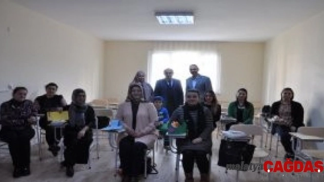 İlçe Milli Eğitim Müdürü Demir'den Halk Eğitim Merkezi ek binasına ziyaret